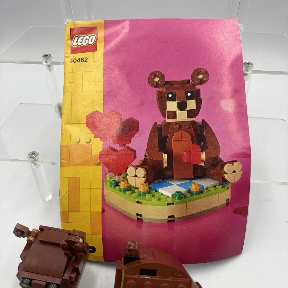 LEGO‎ 40462 Iconic Valentine's Brown Bear Building Toy Set Holiday Love Opened